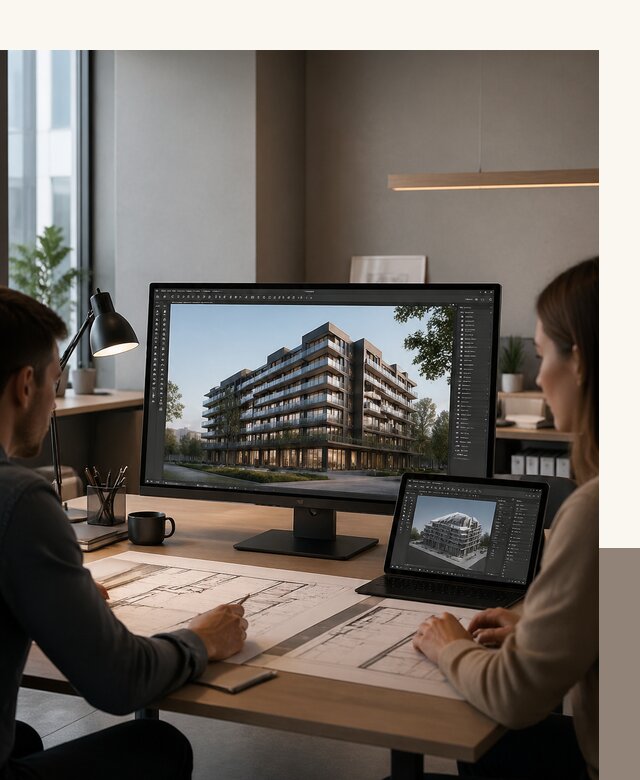 3D визуализация архитектуры и объектов строительства в Вольске